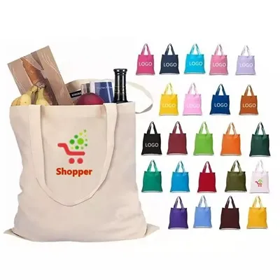 プロモーション用カスタムプリントコットンキャンバストートバッグ